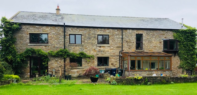 Pinders Window Cleaning van and equipment serving Blackburn